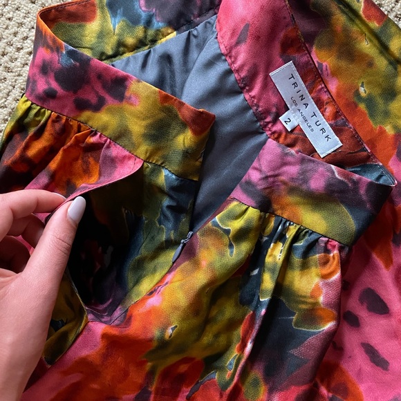 Flowy Silk Skirt - Picture 3 of 3